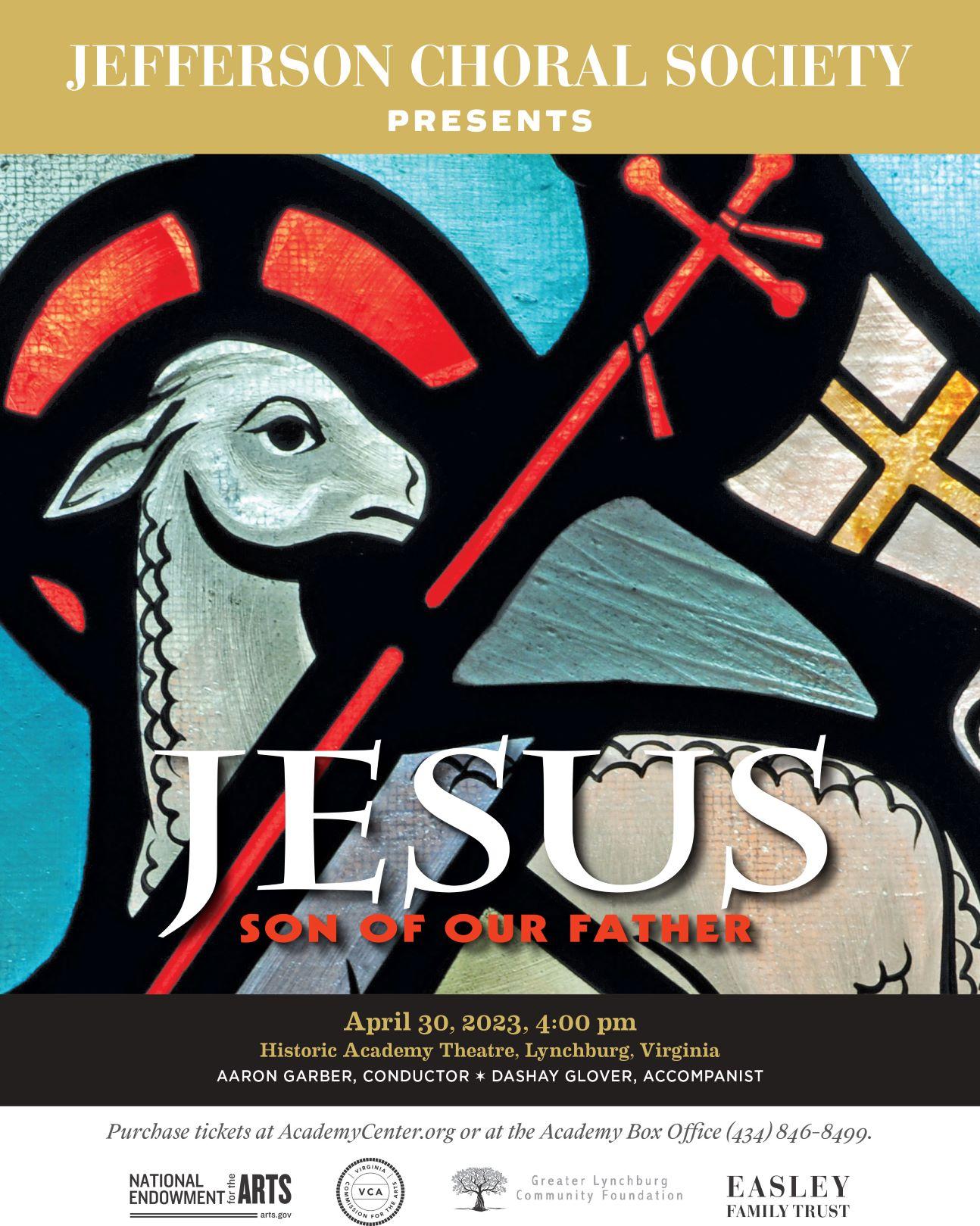 Spring Concert:  "Jesus, Son of Our Father" Oratorio by Virginia composer Aaron Garber