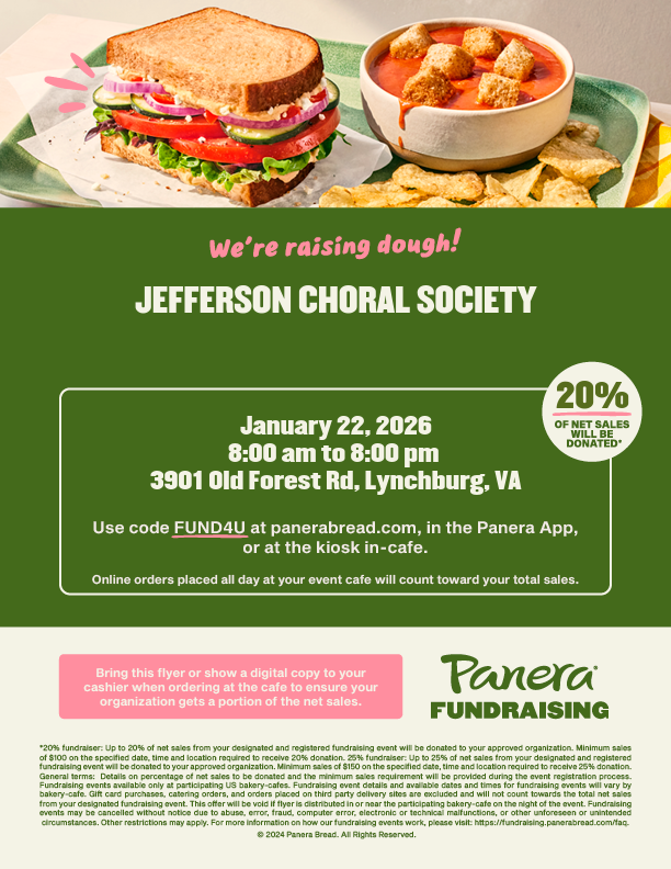 Panera Fundraiser!