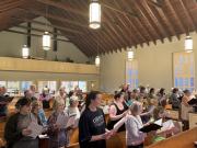 On our feet for the best sound!